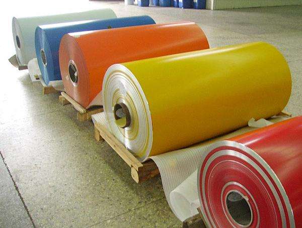 Anti-scratch color coated aluminum coil