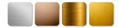 Metal coated aluminum sheet