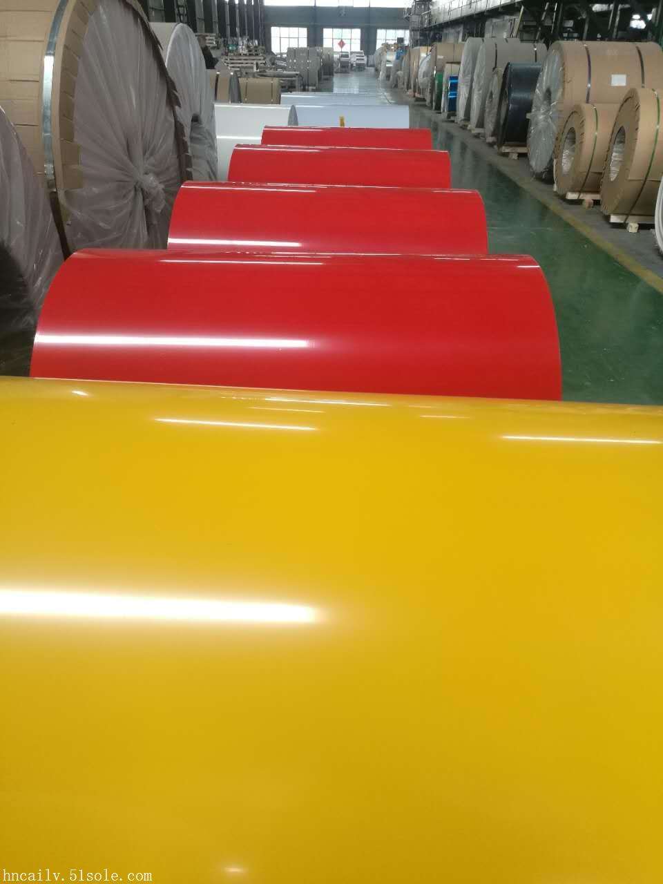 Aluminum coils with PVDF paint